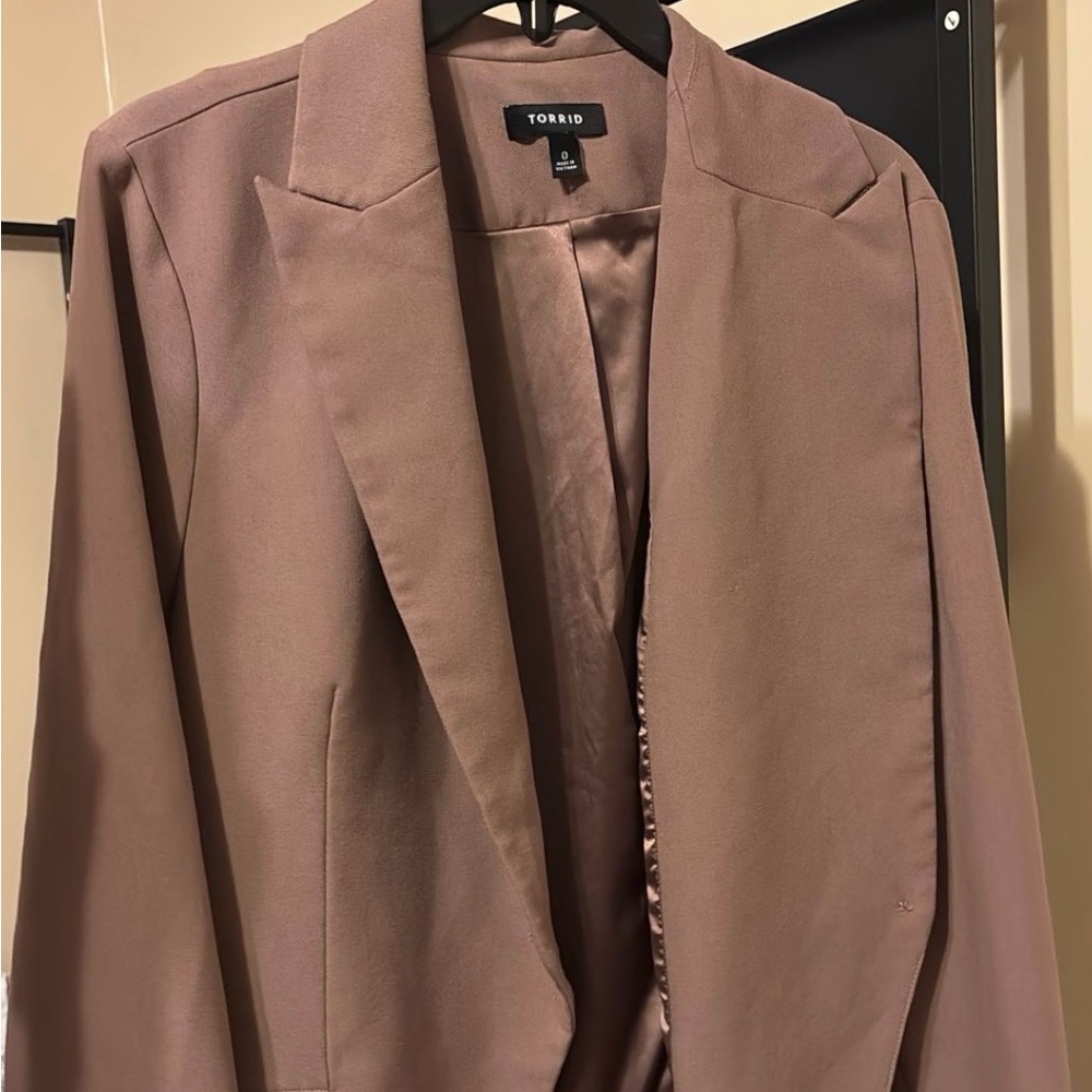 Torrid Dusty Pink Blazer